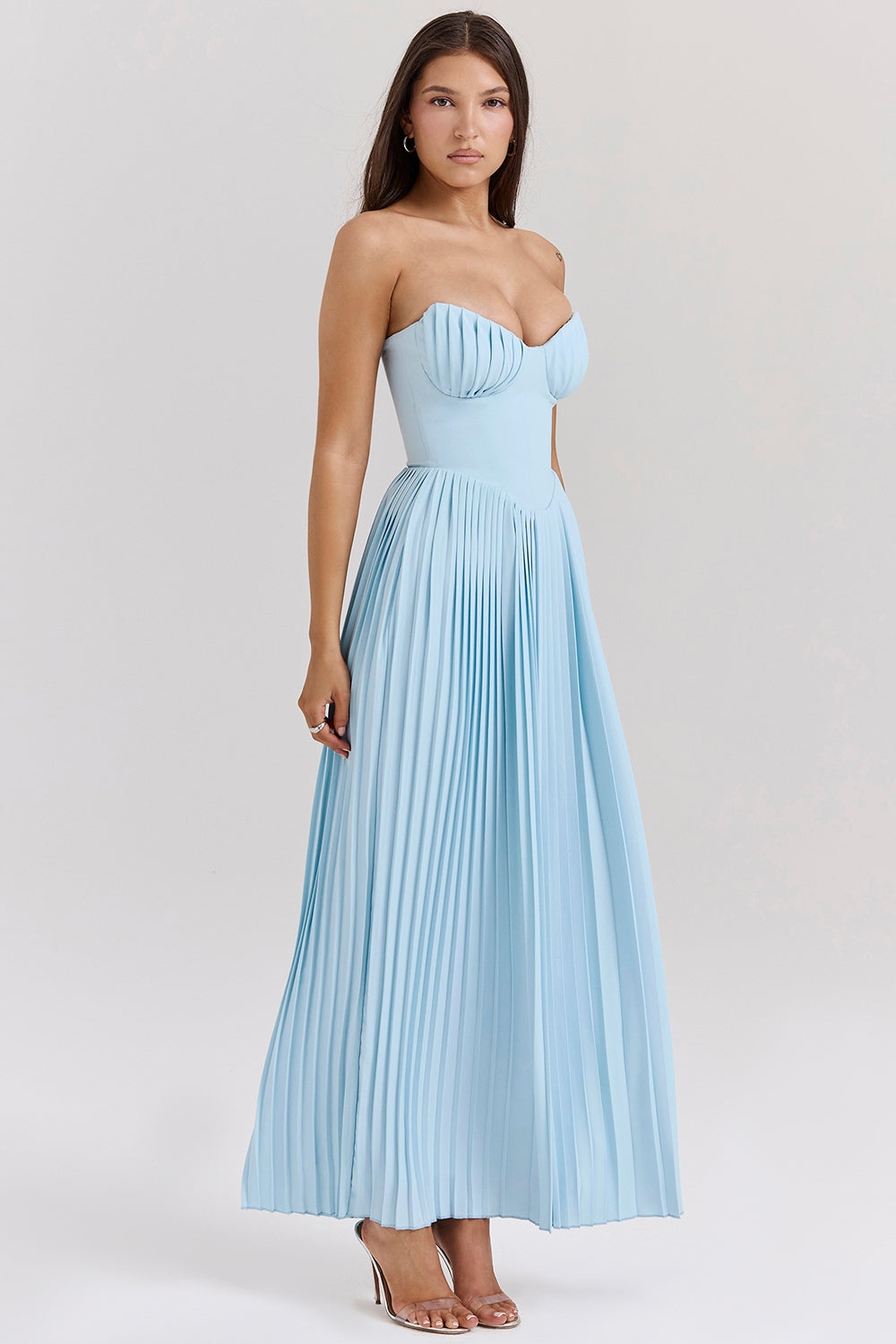 MADISON-LONG DRESS WITH CORSET