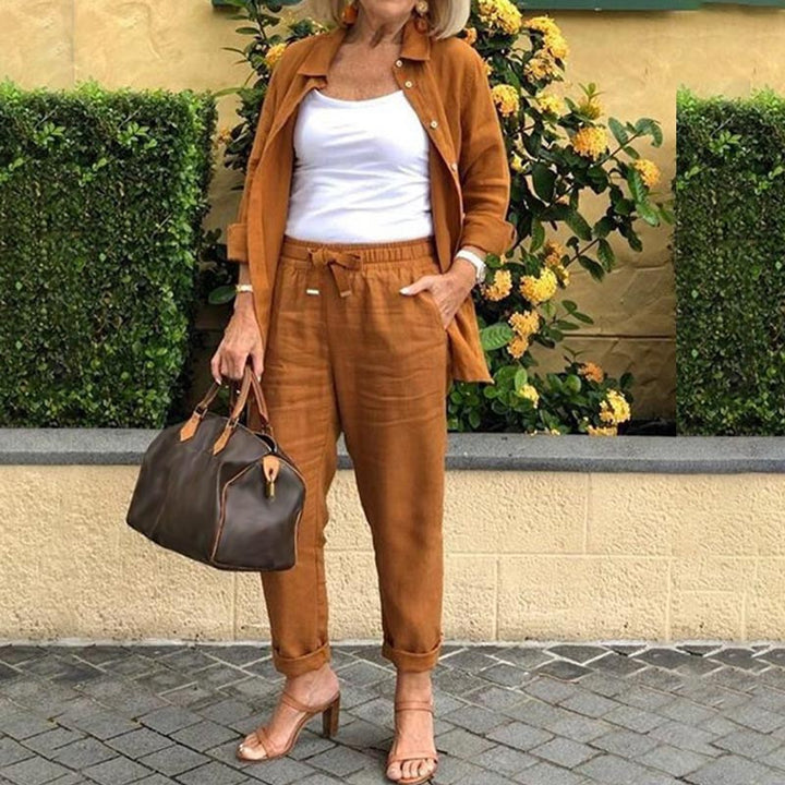 Camilla| Blouse and Trousers Set