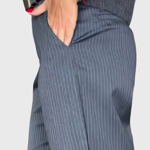 MARLENE™ - STRIPED SUIT TROUSERS