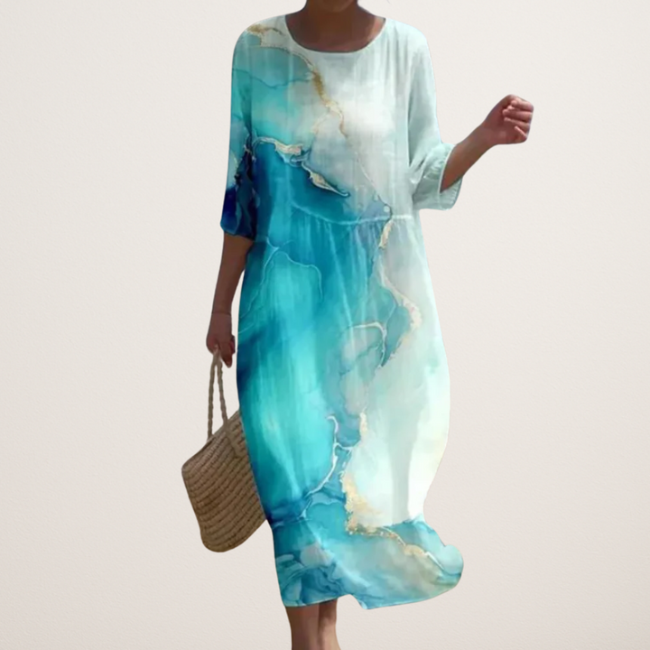 Lorena| Elegant Tummy-Flattering Dress